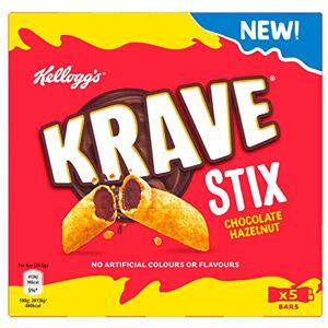 Kellogg's - Krave Stix - 5x20.5g - Paquet de 9 - Snack Bar - Publicité Kellogg's - Krave Stix - 5x20.5g - Paquet de 9 - Snack Bar - Publicité
