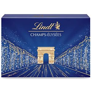 Lindt Boîte CHAMPS-ELYSEES Assortiment de Chocolats au Lait, Noirs et Blancs, 182g - Publicité Lindt Boîte CHAMPS-ELYSEES Assortiment de Chocolats au Lait, Noirs et Blancs, 182g - Publicité