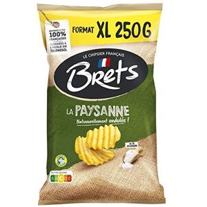 Benedicta BRET'S Chips Nature Paysannes Au Sel De Guérande 250G Lot De 2 - Publicité Benedicta BRET'S Chips Nature Paysannes Au Sel De Guérande 250G Lot De 2 - Publicité