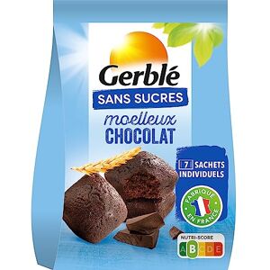 Gerblé Moelleux Tout Chocolat Sans Sucres – Gâteau Individuel Gourmand, Sans Huile de Palme, Idéal pour une Pause Chocolatée 196g (7 sachets) - Publicité Gerblé Moelleux Tout Chocolat Sans Sucres – Gâteau Individuel Gourmand, Sans Huile de Palme, Idéal pour une Pause Chocolatée 196g (7 sachets) - Publicité