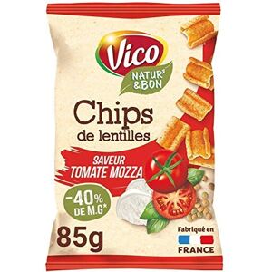 Epicerie salée VICO Chips De Lentilles Tomate Mozzarella 85G Lot De 4 livraison offerte - Publicité Epicerie salée VICO Chips De Lentilles Tomate Mozzarella 85G Lot De 4 livraison offerte - Publicité