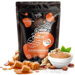 Nustino Caramel Salé 400 g – Beurre de Cacahuète en Poudre Saveur, Alternative Protéinée Faible en Calories, 90% de Matières Grasses en Moins, Texture Crémeuse en Quelques Secondes - Publicité Nustino Caramel Salé 400 g – Beurre de Cacahuète en Poudre Saveur, Alternative Protéinée Faible en Calories, 90% de Matières Grasses en Moins, Texture Crémeuse en Quelques Secondes - Publicité
