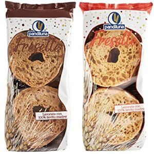 Pandiluna Freselle Classiche et Wholemeal beignets de pain croustillants, avec 100% de levain packs d'économie de fraîcheur, pack de 8 packs de 300 g - Publicité Pandiluna Freselle Classiche et Wholemeal beignets de pain croustillants, avec 100% de levain packs d'économie de fraîcheur, pack de 8 packs de 300 g - Publicité
