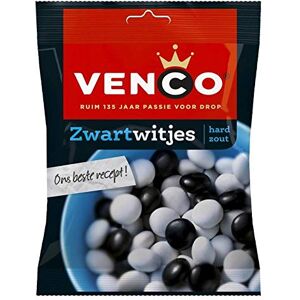 Venco Black & White Zwartwitjes Bonbons à réglisse néerlandaise 240 g - Publicité Venco Black & White Zwartwitjes Bonbons à réglisse néerlandaise 240 g - Publicité