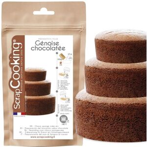 ScrapCooking Préparation pour Génoise Chocolat Mix Idél pour Gâteaux et Bûches de Noël Fabriqué en France 7380 - Publicité ScrapCooking Préparation pour Génoise Chocolat Mix Idél pour Gâteaux et Bûches de Noël Fabriqué en France 7380 - Publicité