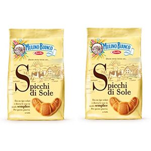 Mulino Bianco : Lot de 2 sablés « Spicchi di Sole » avec beurre et œufs 400 g (Import Allemagne) - Publicité Mulino Bianco : Lot de 2 sablés « Spicchi di Sole » avec beurre et œufs 400 g (Import Allemagne) - Publicité