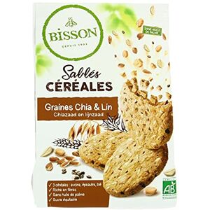 BISSON Sablés Céréales Graines Chia & Lin 200g - Publicité BISSON Sablés Céréales Graines Chia & Lin 200g - Publicité