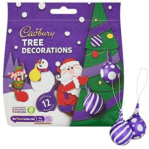 Cadbury Décorations pour sapin de Noël chocolat au lait 72 g - Publicité Cadbury Décorations pour sapin de Noël chocolat au lait 72 g - Publicité