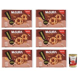 Italian Gourmet E.R. Misura Lot de 6 biscuits protéinés avec gouttes de chocolat et flocons d'avoine, riches en protéines végétales, 260 g + 400 g - Publicité Italian Gourmet E.R. Misura Lot de 6 biscuits protéinés avec gouttes de chocolat et flocons d'avoine, riches en protéines végétales, 260 g + 400 g - Publicité
