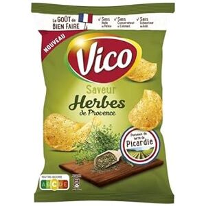 genéric VICO Chips Aromatisées Lisses Herbes De Provence 125G Cinq Articles - Publicité genéric VICO Chips Aromatisées Lisses Herbes De Provence 125G Cinq Articles - Publicité