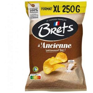 Epicerie salée BRET'S Chips À L'Ancienne Au Sel De Guérande 250G Lot De 4 livraison offerte - Publicité Epicerie salée BRET'S Chips À L'Ancienne Au Sel De Guérande 250G Lot De 4 livraison offerte - Publicité