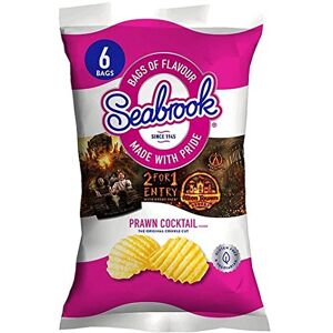 Seabrook Prawn Crisps 6 x 25g - Publicité Seabrook Prawn Crisps 6 x 25g - Publicité