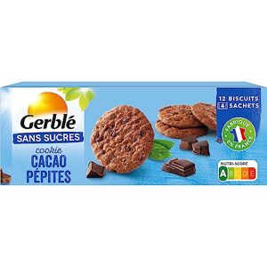 Gerblé Cookies Cacao Pépites Sans Sucres – Biscuits Gourmands Sans Huile de Palme, Format Pratique à Emporter, 130g (4x3 cookies) - Publicité Gerblé Cookies Cacao Pépites Sans Sucres – Biscuits Gourmands Sans Huile de Palme, Format Pratique à Emporter, 130g (4x3 cookies) - Publicité