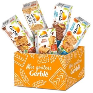 Gerblé – Boîte à Goûter Équilibrée – Assortiment Biscuits Sains & Gourmands pour 1 mois de Goûter Réduit en Sucres – Cacao Durable – Sans Huile de Palme – 5 Variétés Différentes 30 portions - Publicité Gerblé – Boîte à Goûter Équilibrée – Assortiment Biscuits Sains & Gourmands pour 1 mois de Goûter Réduit en Sucres – Cacao Durable – Sans Huile de Palme – 5 Variétés Différentes 30 portions - Publicité