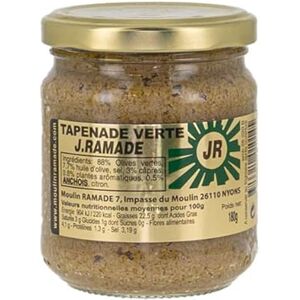 Moulin Ramade Tapenade verte 180g - Publicité Moulin Ramade Tapenade verte 180g - Publicité
