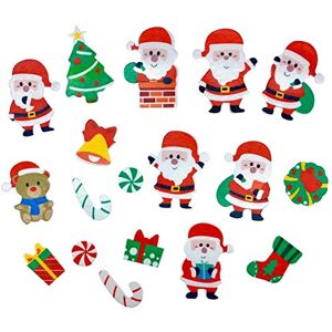 Luxylei 100 pcs Noël Santa Cupcake Toppers Comestible Wafer Papier Fée Gâteau Toppers Gâteau d'anniversaire Cuisson Décoration - Publicité Luxylei 100 pcs Noël Santa Cupcake Toppers Comestible Wafer Papier Fée Gâteau Toppers Gâteau d'anniversaire Cuisson Décoration - Publicité