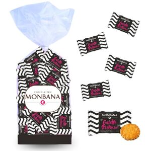 PRO DISTRI MONBANA 75 Mini-Galettes Bretonnes Prêtes à Offrir Biscuits de 5g emballés individuellement à offrir ou à déguster en toute intimité autour d'un café ou une boisson gourmande - Publicité PRO DISTRI MONBANA 75 Mini-Galettes Bretonnes Prêtes à Offrir Biscuits de 5g emballés individuellement à offrir ou à déguster en toute intimité autour d'un café ou une boisson gourmande - Publicité
