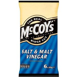 McCoy's Ridge Cut Crisps Salt & Vinegar 6 x 30g - Publicité McCoy's Ridge Cut Crisps Salt & Vinegar 6 x 30g - Publicité