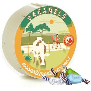 Par Faim De Normandie Caramels en boîte camembert édition Paysages de Normandie 150g Balades normandes (Assortiment de caramels) - Publicité Par Faim De Normandie Caramels en boîte camembert édition Paysages de Normandie 150g Balades normandes (Assortiment de caramels) - Publicité