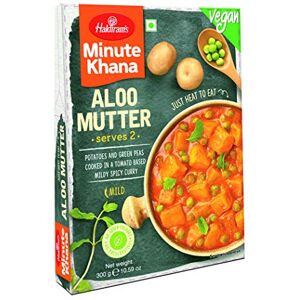 Haldiram's Aloo Mutter 300 g/m² Vegan - Publicité Haldiram's Aloo Mutter 300 g/m² Vegan - Publicité