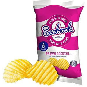 Seabrook Crinkle Cut Prawn Crisps 25g x 6 per pack - Publicité Seabrook Crinkle Cut Prawn Crisps 25g x 6 per pack - Publicité