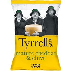 Génerique TYRRELL'S Tyrrell'S Chips Lisses Cheddar Affiné Et Ciboulette 150G Lot De (3) livraison offerte - Publicité Génerique TYRRELL'S Tyrrell'S Chips Lisses Cheddar Affiné Et Ciboulette 150G Lot De (3) livraison offerte - Publicité