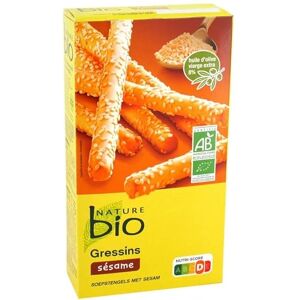 NATURE BIO GRESSINS SÉSAME BIO 125G LOT DE 5 - Publicité NATURE BIO GRESSINS SÉSAME BIO 125G LOT DE 5 - Publicité