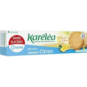 Karelea Biscuits craquants saveur Citron sans Sucre 132 g - Publicité Karelea Biscuits craquants saveur Citron sans Sucre 132 g - Publicité