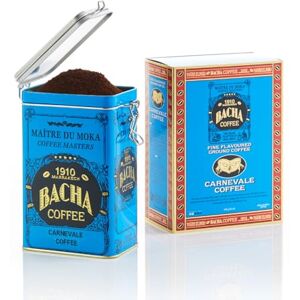 Bacha Coffee Carnevale Arômes Délicats, Collection Autograph, Grains Moulus 100% Arabica, Torréfaction Medium, 350g - Publicité Bacha Coffee Carnevale Arômes Délicats, Collection Autograph, Grains Moulus 100% Arabica, Torréfaction Medium, 350g - Publicité