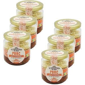 La Conserverie du Goût Lot 6x Porc au caramel riz basmati Bocal 300g - Publicité La Conserverie du Goût Lot 6x Porc au caramel riz basmati Bocal 300g - Publicité