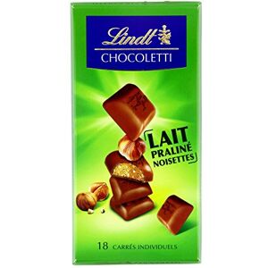 Lindt & Sprüngli Lindt Chocoletti Tablette De Chocolat Au Lait Fourré Praliné Noisettes 100 G - Publicité Lindt & Sprüngli Lindt Chocoletti Tablette De Chocolat Au Lait Fourré Praliné Noisettes 100 G - Publicité