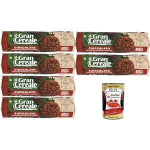 Italian Gourmet E.R. Italian Gourmet Gran Cereale Biscuits Italiens Chocolat Noir & Noisettes – Cookies céréales complètes riches en fibres, snack gourmand, idéal petit-déjeuner & goûter 6 x 230 g + Italian Gourmet Polpa - Publicité Italian Gourmet E.R. Italian Gourmet Gran Cereale Biscuits Italiens Chocolat Noir & Noisettes – Cookies céréales complètes riches en fibres, snack gourmand, idéal petit-déjeuner & goûter 6 x 230 g + Italian Gourmet Polpa - Publicité
