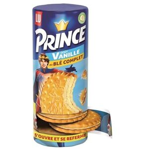 Epicerie sucrée LU Prince Vanille 300G Lot De 4 Vendu Par Lot - Publicité Epicerie sucrée LU Prince Vanille 300G Lot De 4 Vendu Par Lot - Publicité