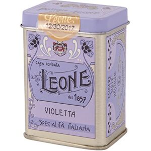 Pastiglie Leone PASTILLES VIOLETTE BOITE METAL 42GR PRODUIT ARTISANAL ITALIEN - Publicité Pastiglie Leone PASTILLES VIOLETTE BOITE METAL 42GR PRODUIT ARTISANAL ITALIEN - Publicité