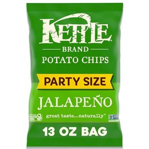 Kettle Brand Croustilles de pommes de terre, chips jalapeno, format fête, 368,5 g - Publicité Kettle Brand Croustilles de pommes de terre, chips jalapeno, format fête, 368,5 g - Publicité