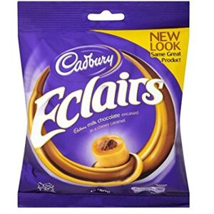 Cadbury Chocolate Eclairs Bag 180 g (Pack of 6) - Publicité Cadbury Chocolate Eclairs Bag 180 g (Pack of 6) - Publicité