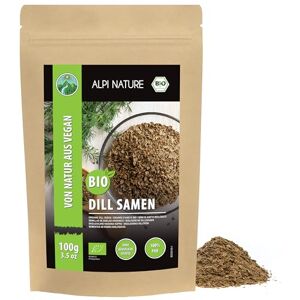 Alpi Nature Aneth Graines BIO 100g, Graines d'Aneth bio Entières Crues pour la Cuisine et préparation de Thé - Publicité Alpi Nature Aneth Graines BIO 100g, Graines d'Aneth bio Entières Crues pour la Cuisine et préparation de Thé - Publicité