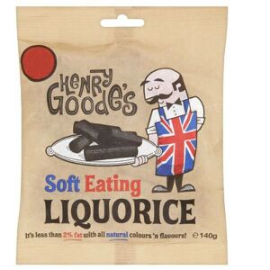 Henry Goodes Henry Goode's Soft Eating Réglisse 140 g Boîte de 12 - Publicité Henry Goodes Henry Goode's Soft Eating Réglisse 140 g Boîte de 12 - Publicité
