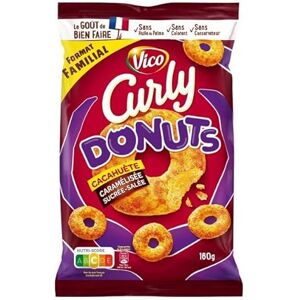 Génerique CURLY Donuts Cacahuète Caramélisée 160G Lot De (4) livraison offerte - Publicité Génerique CURLY Donuts Cacahuète Caramélisée 160G Lot De (4) livraison offerte - Publicité