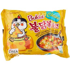 SAMYANG Nouille ramen spicy hot chicken fromage 140g Corée - Publicité SAMYANG Nouille ramen spicy hot chicken fromage 140g Corée - Publicité