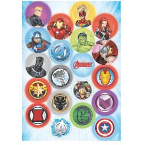 dekora , Mini Disques d'Azyme Avengers, Décorations Comestibles pour Cupcakes, Biscuits et Muffins, Goûters et Fêtes d'Enfants, Disques de 3,4 CM - Publicité dekora , Mini Disques d'Azyme Avengers, Décorations Comestibles pour Cupcakes, Biscuits et Muffins, Goûters et Fêtes d'Enfants, Disques de 3,4 CM - Publicité