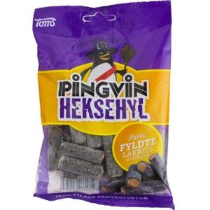 Pingvin ScandiKitchen Toms Heksehyl Bâtonnets de réglisse salée danoise 130 g - Publicité Pingvin ScandiKitchen Toms Heksehyl Bâtonnets de réglisse salée danoise 130 g - Publicité