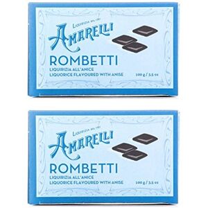 Amarelli Liquirizia Rombetti Réglisse Aromatisée À L’Anis 200 gr - Publicité Amarelli Liquirizia Rombetti Réglisse Aromatisée À L’Anis 200 gr - Publicité