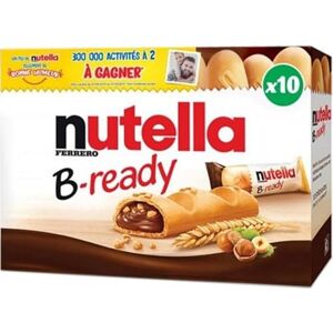 Nutella Value Pack Nutella B-ready x10 Biscuits 220g (lot de 4) - Publicité Nutella Value Pack Nutella B-ready x10 Biscuits 220g (lot de 4) - Publicité
