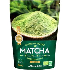 Aromandise Thé vert matcha bio en poudre 50g Florisens - Publicité Aromandise Thé vert matcha bio en poudre 50g Florisens - Publicité