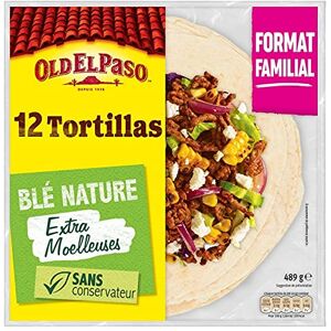 Epicerie salée OLD EL PASO Tortillas Blé Nature Format Familial 480G Lot De 3 - Publicité Epicerie salée OLD EL PASO Tortillas Blé Nature Format Familial 480G Lot De 3 - Publicité