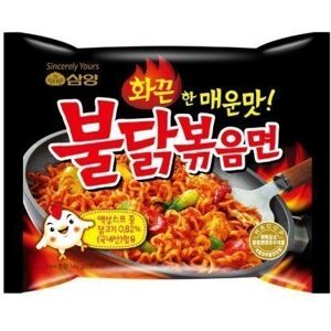 SAMYANG Ramen / Spicy Chicken Roasted Noodles 140g (One Pack) - Publicité SAMYANG Ramen / Spicy Chicken Roasted Noodles 140g (One Pack) - Publicité