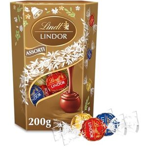 Lindt Cornet LINDOR Assortiment de Chocolats au Lait, Noirs et Blancs Idéal pour Pâques, 200g - Publicité Lindt Cornet LINDOR Assortiment de Chocolats au Lait, Noirs et Blancs Idéal pour Pâques, 200g - Publicité