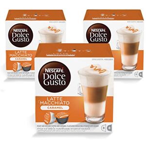 Nescafe Dolce Gusto Caramel Latte Macchiato Café 48 capsules, 24 tasses - Publicité Nescafe Dolce Gusto Caramel Latte Macchiato Café 48 capsules, 24 tasses - Publicité