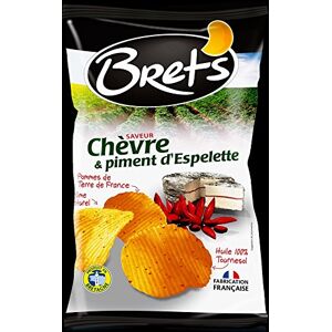 - Générique Carton de 10 Sachet de Chips Saveur Chevre et Piment Bret's Apéritif Sans Gluten 518 - Publicité